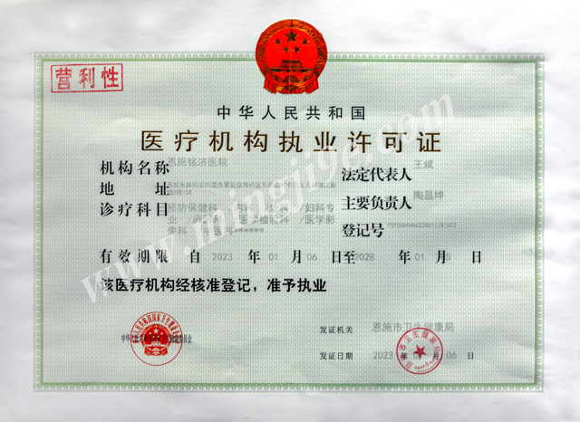 医疗机构执业许可证